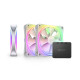 NZXT F120 RGB DUO Triple Pack 120mm RGB Casing Fan White